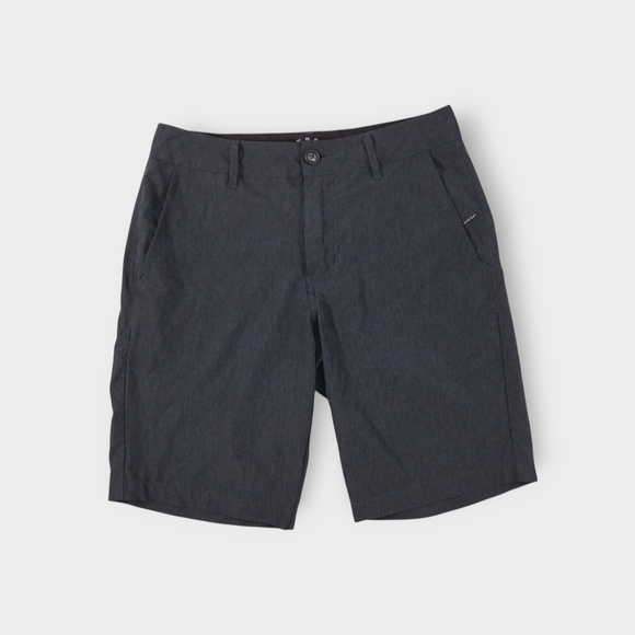 Mens Nitrous Black Stretch Hybrid Shorts Size 28 Active Breathable Dark Gray - Picture 1 of 9